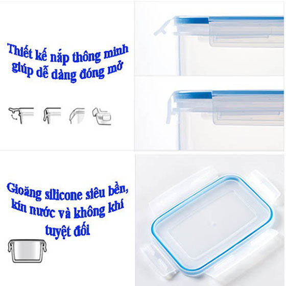 HỘP NHỰA KOMAX 71521 300ML