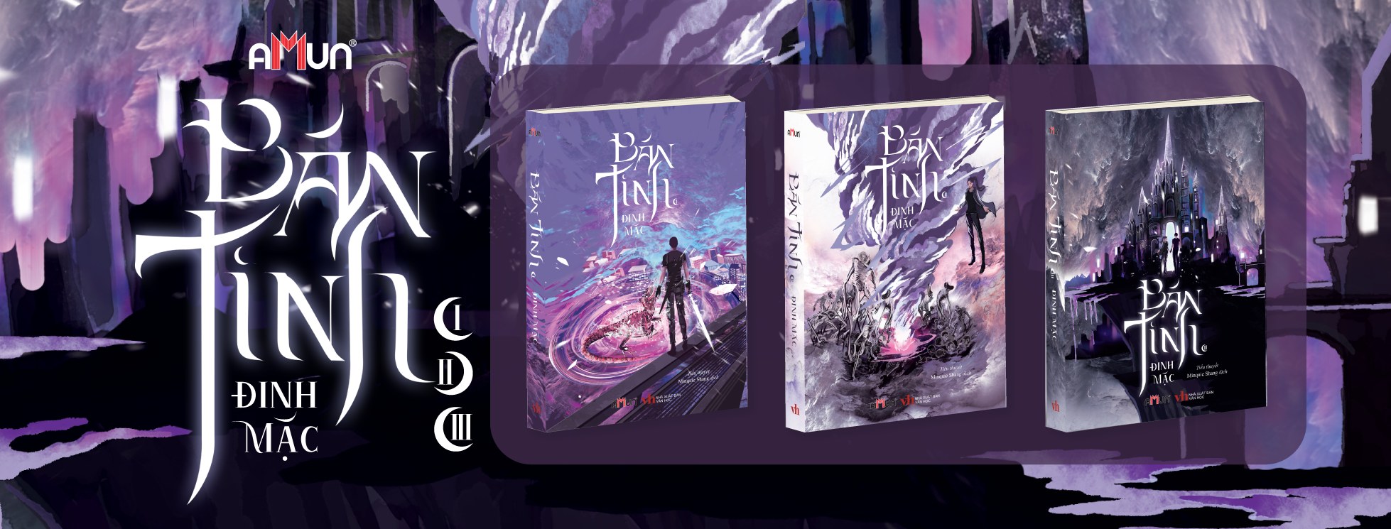 SÁCH - TRỌN BỘ 3 TẬP BÁN TINH - ĐINH MẶC (Tặng 3 postcard nhập khẩu 2022 - số lượng giới hạn)