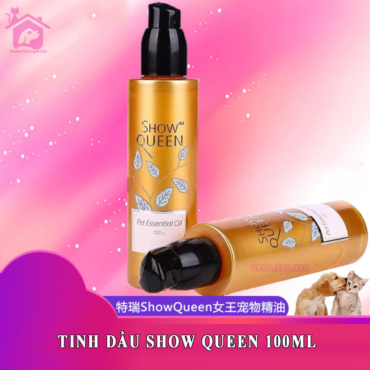 Nước Hoa Tinh Dầu Dưỡng Lông Pet Essential Oil Show Queen 100ml