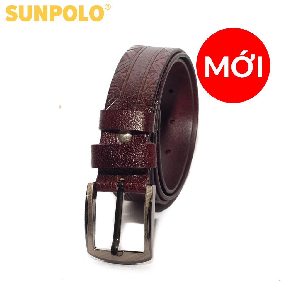 Thắt Lưng Nam Da Bò SUNPOLO BELT31 (Đen, Nâu)