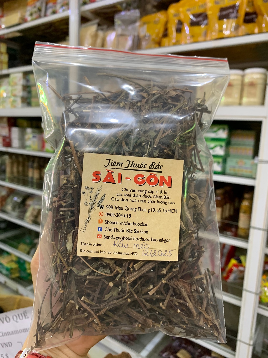 [HCM]CÂY RÂU MÈO 500GRAM