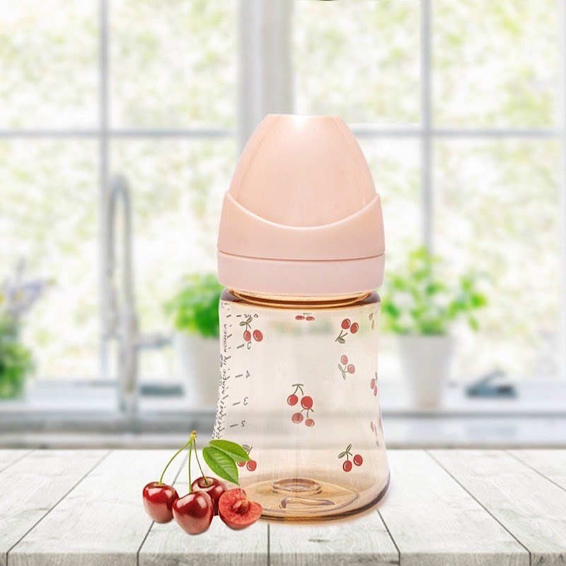 [ Tách Set Chính Hãng ] Bình Sữa Grosmimi Gấu/Olive/Cherry 200ml/300ml Hàn quốc