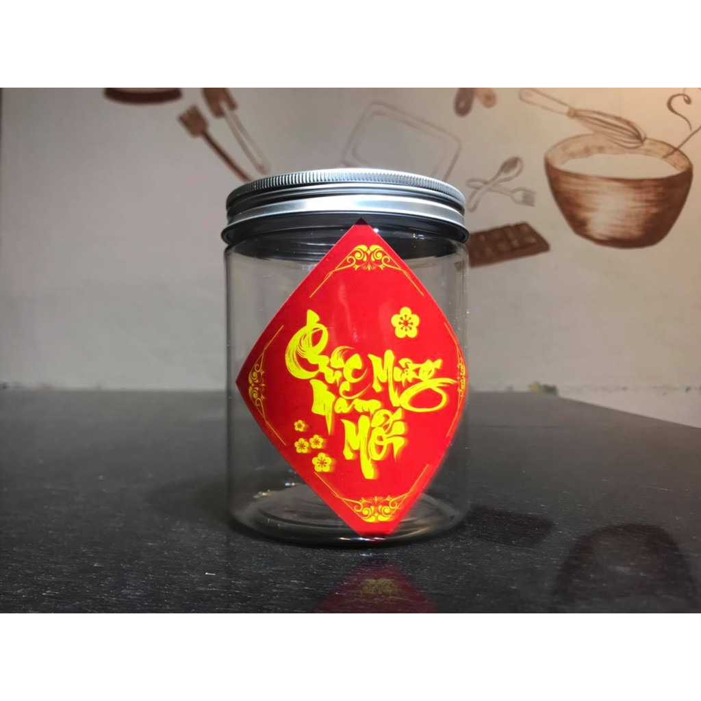 [HCM]Hộp Nhựa Pet Nắp Nhôm