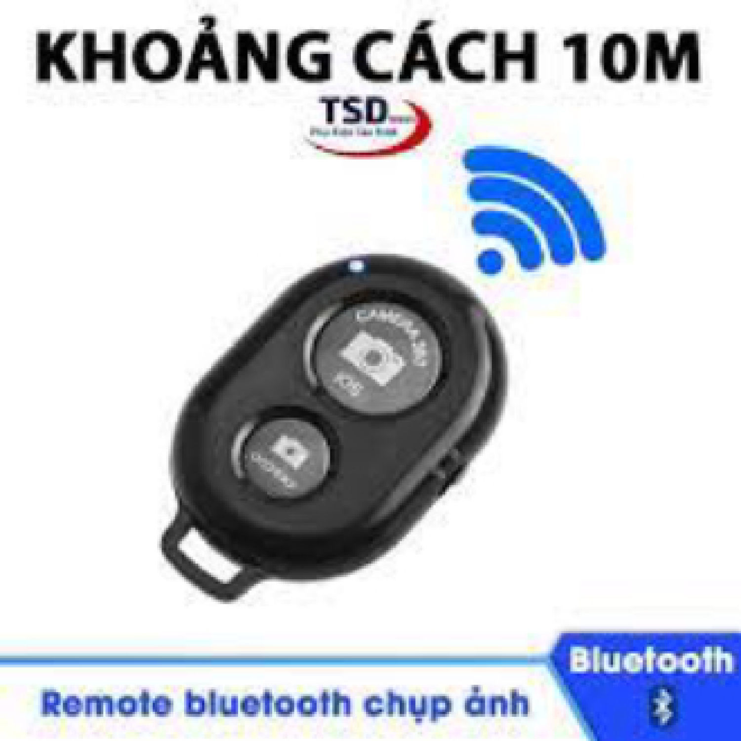 Remote Bluetooth hỗ trợ chụp ảnh và quay video