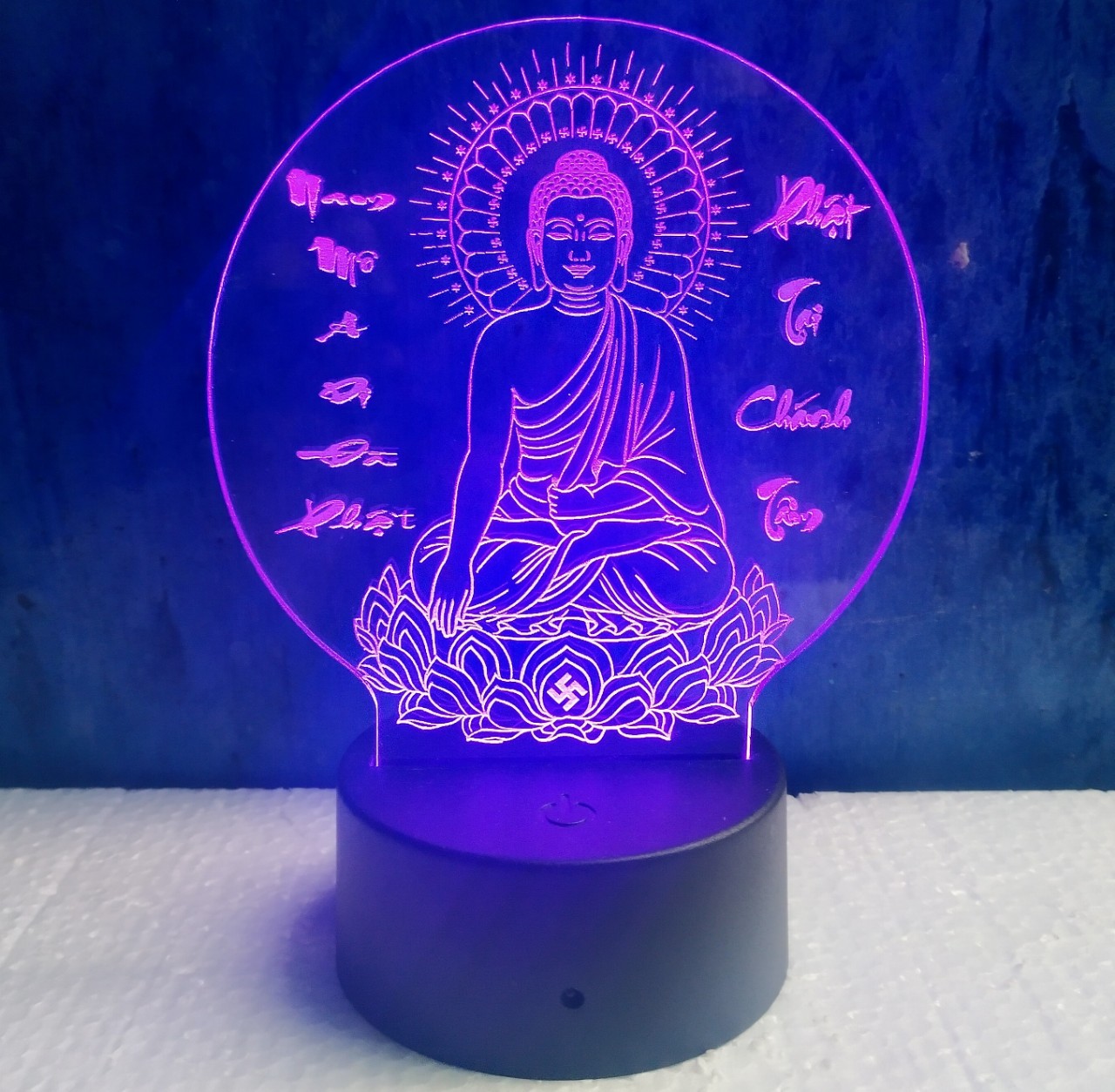 Đèn ngủ 3D phật, đèn thờ , quà tặng trang trí .