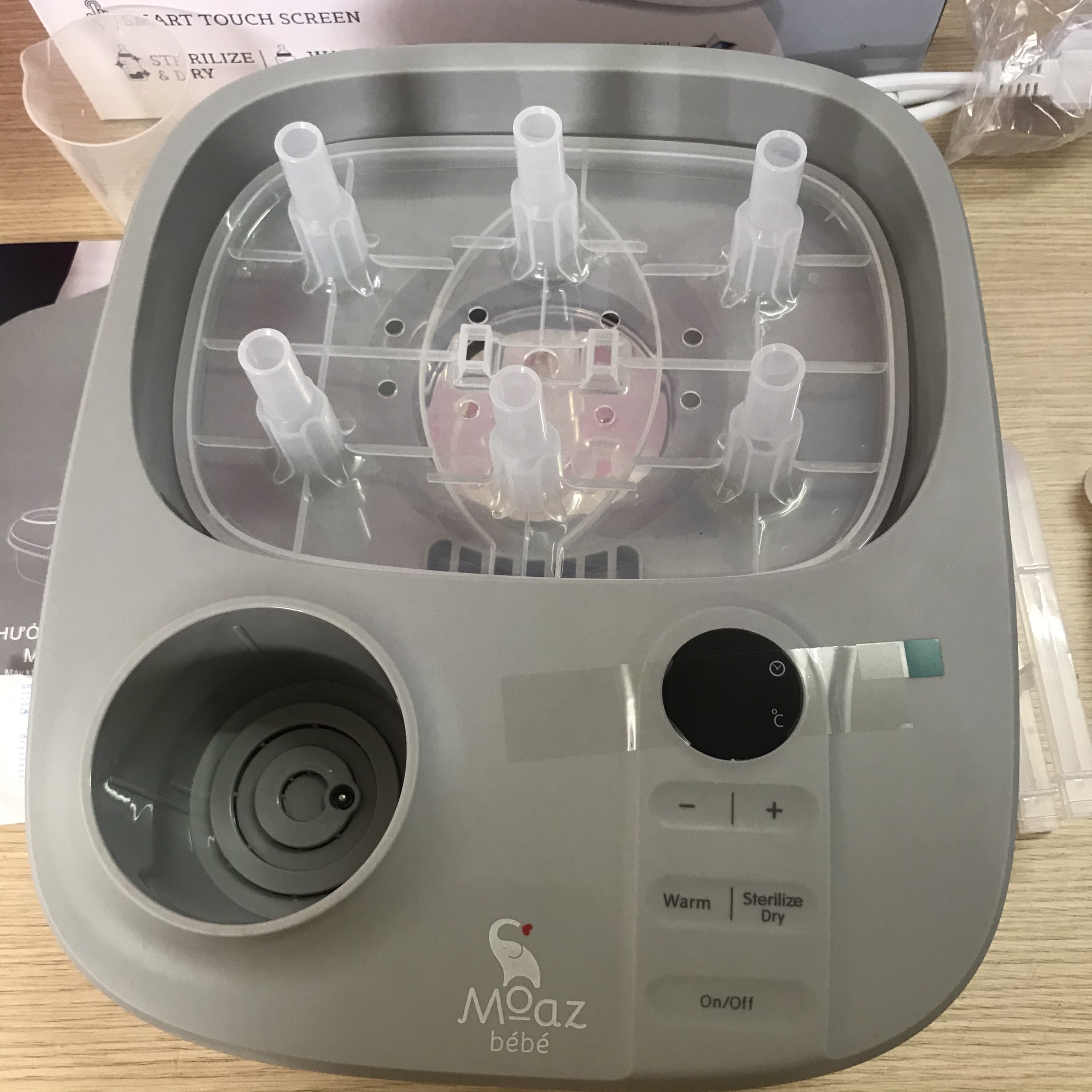MÁY TIỆT TRÙNG, SẤY KHÔ, HÂM SỮA MOAZ BEBE MB005