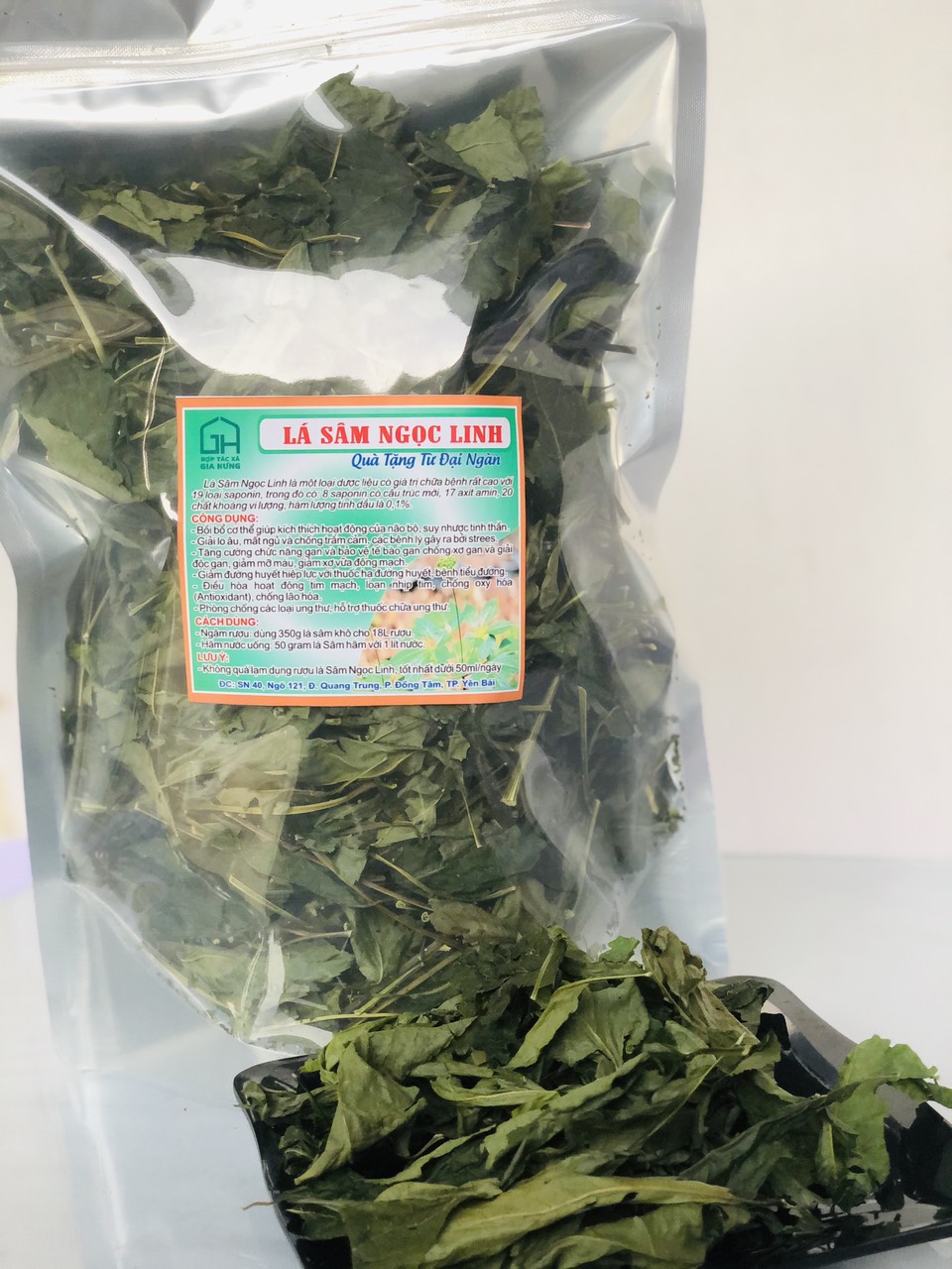 Trà lá sâm ngọc linh gói 100g