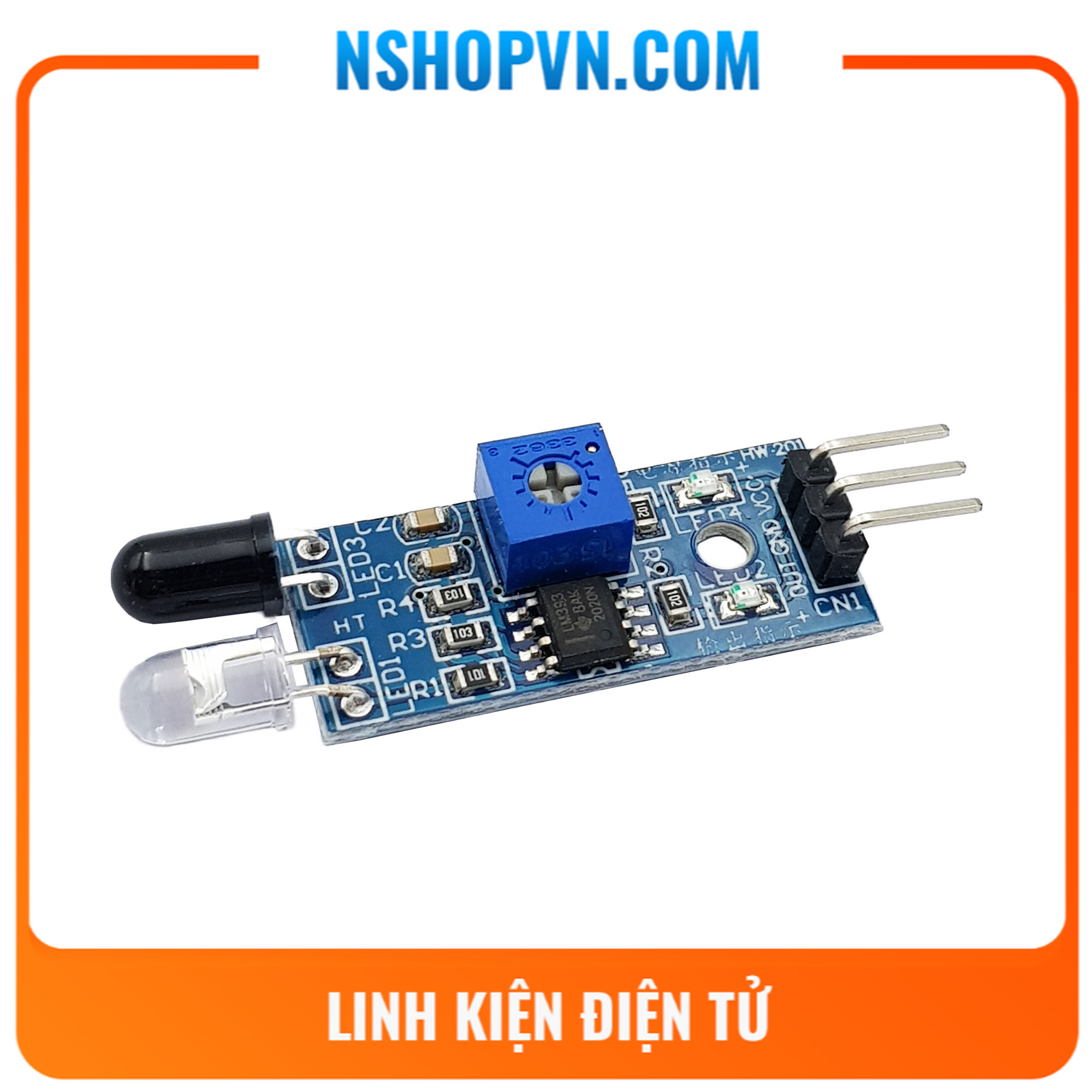 Bộ 2 cảm biến Vật Cản Hồng Ngoại