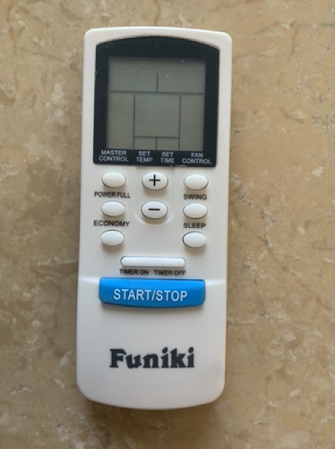 Điều khiển điều hoà Funiki( trắng-Xanh)