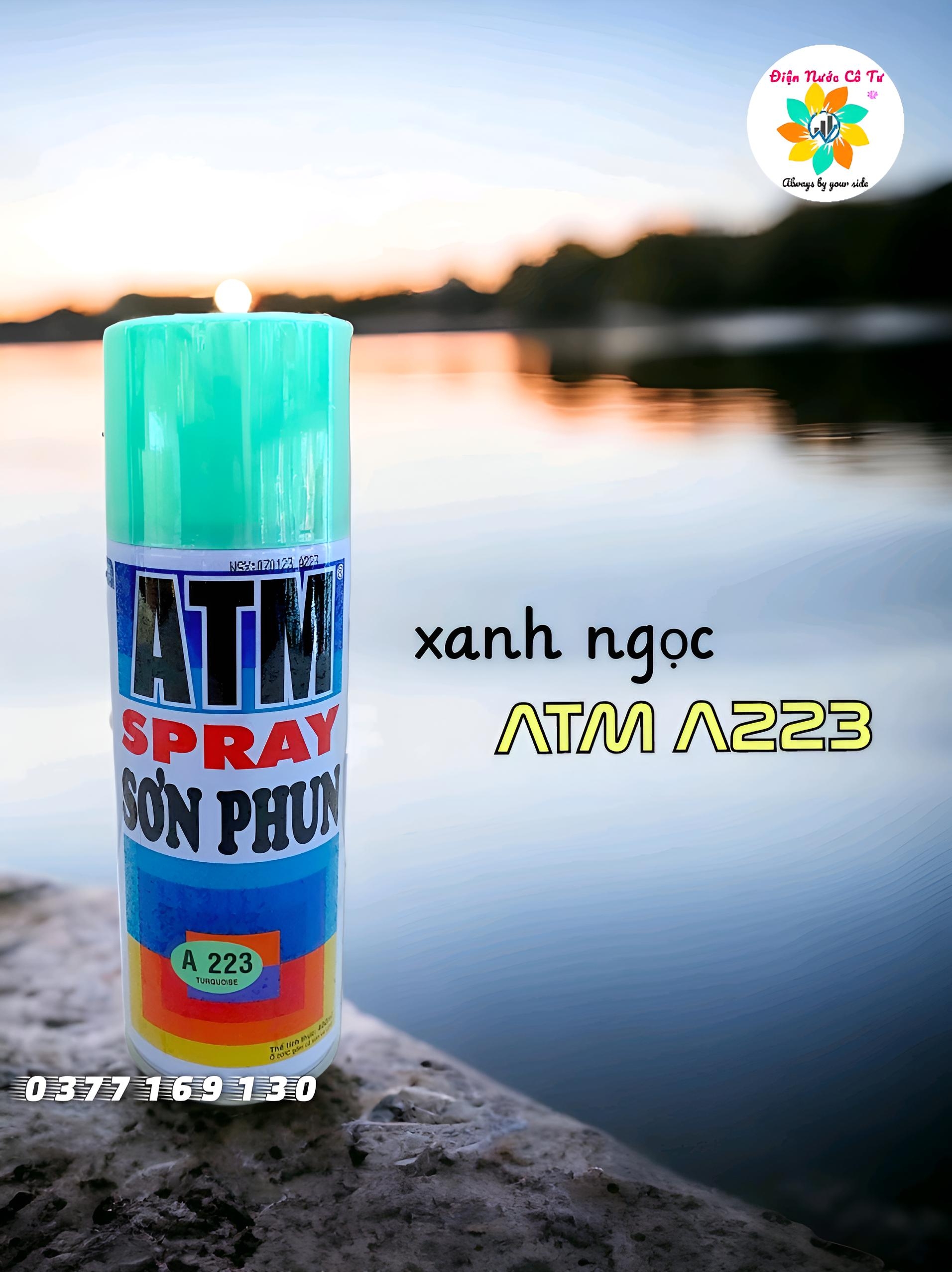 Sơn xịt ATM Spray màu Xanh Ngọc A223
