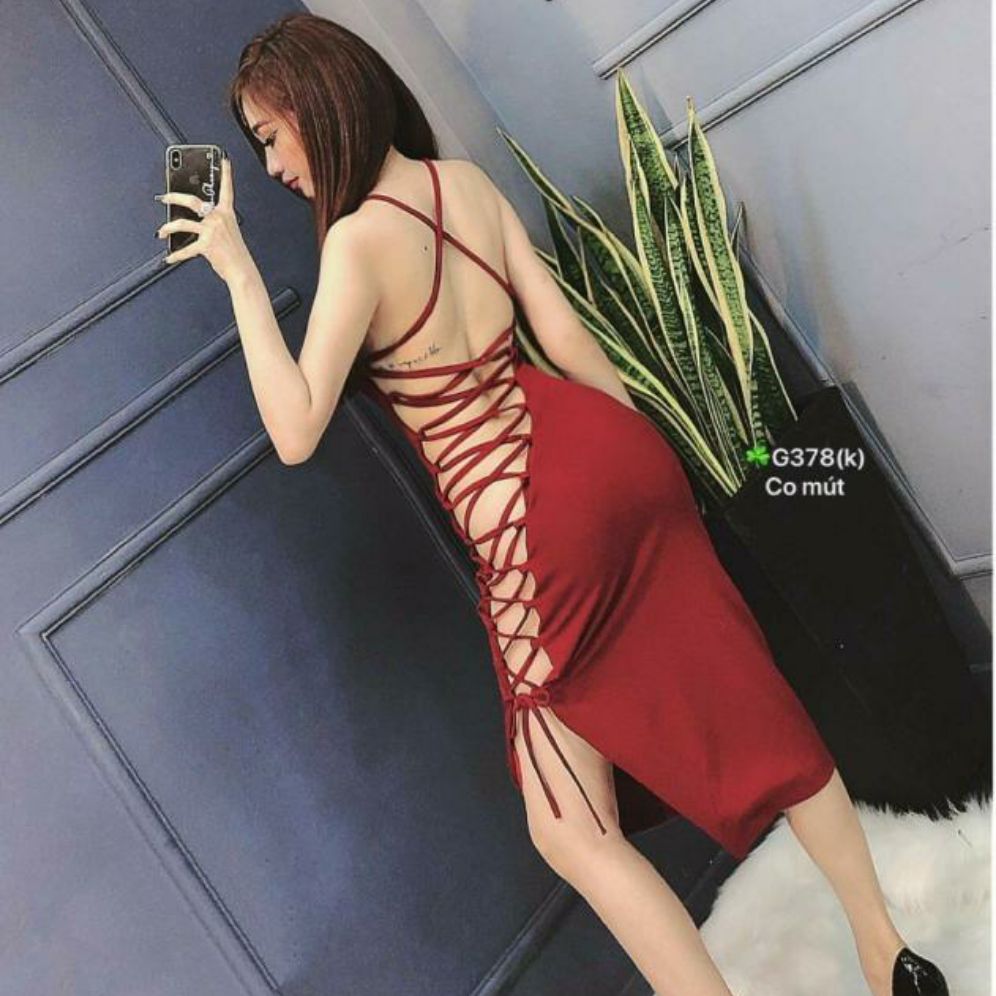 Đầm body đan dây sexy