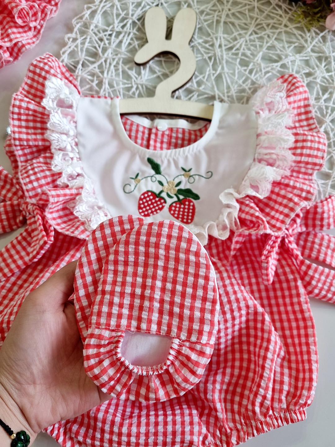 [ CÓ QUÀ TẶNG ] Body áo liền quần cho bé đầy tháng, thôi nôi