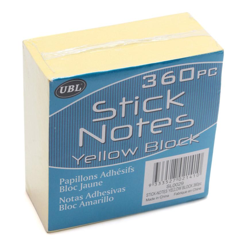Giấy note vàng xấp 360 tờ - Uncle Bills SL0029