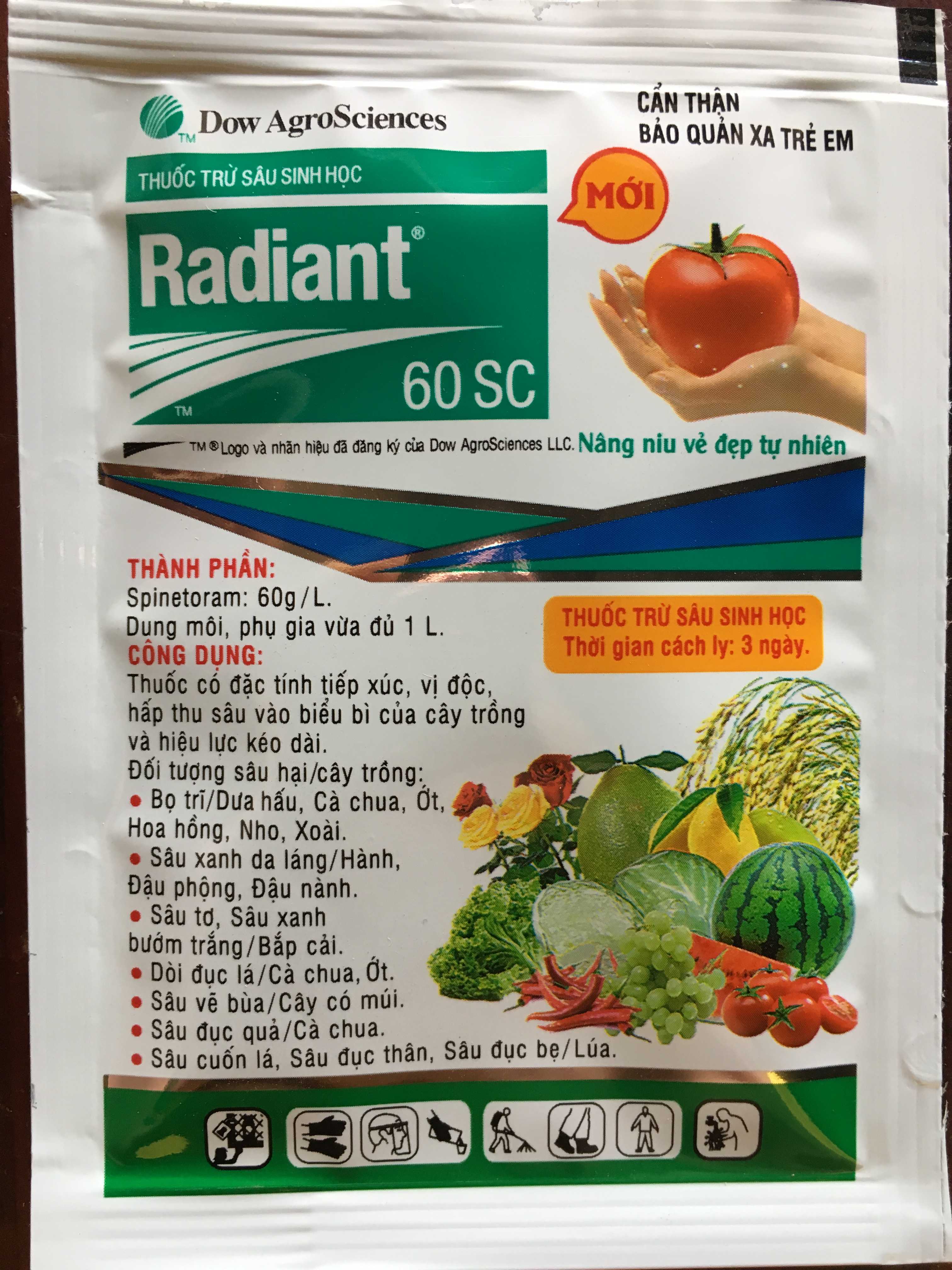THUỐC TRỪ SÂU SINH HỌC RADIANT - nhập khẩu MỸ