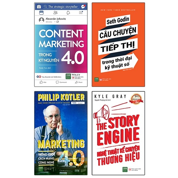 Bộ Sách Marketing Trong Thời Đại 4.0 (Bộ 4 Cuốn)