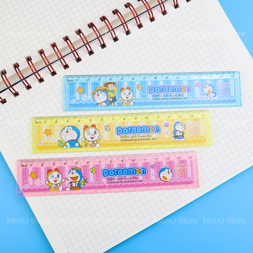 Thước kẻ 15cm DORAEMON DOREMON dễ thương cute TooYoo BK00366