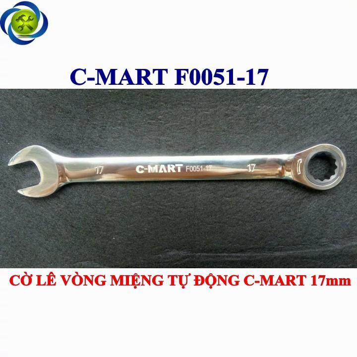 Cờ lê vòng miệng tự động c-mart f0051-17 17mm