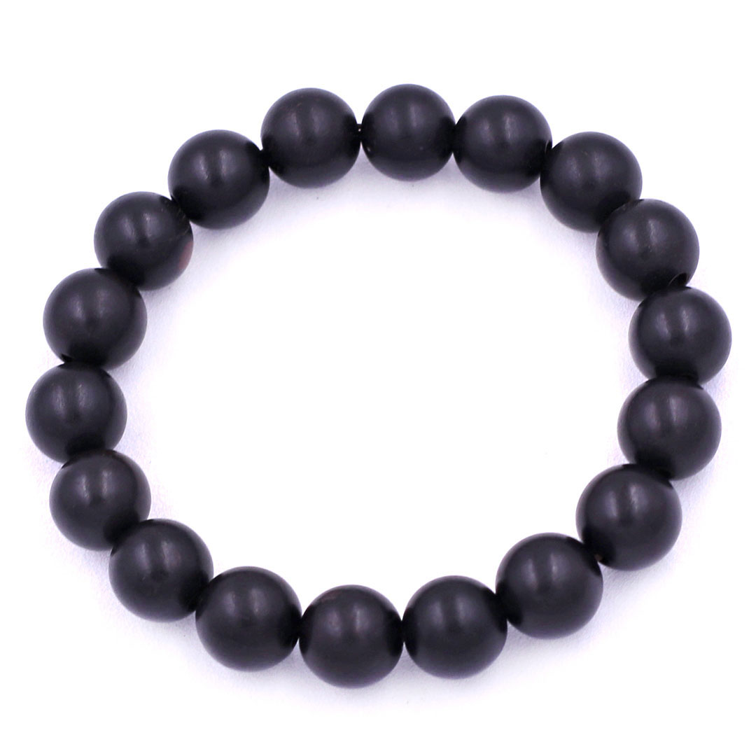 Round hand string ebony wood 10 Cup 17 beads + wooden box