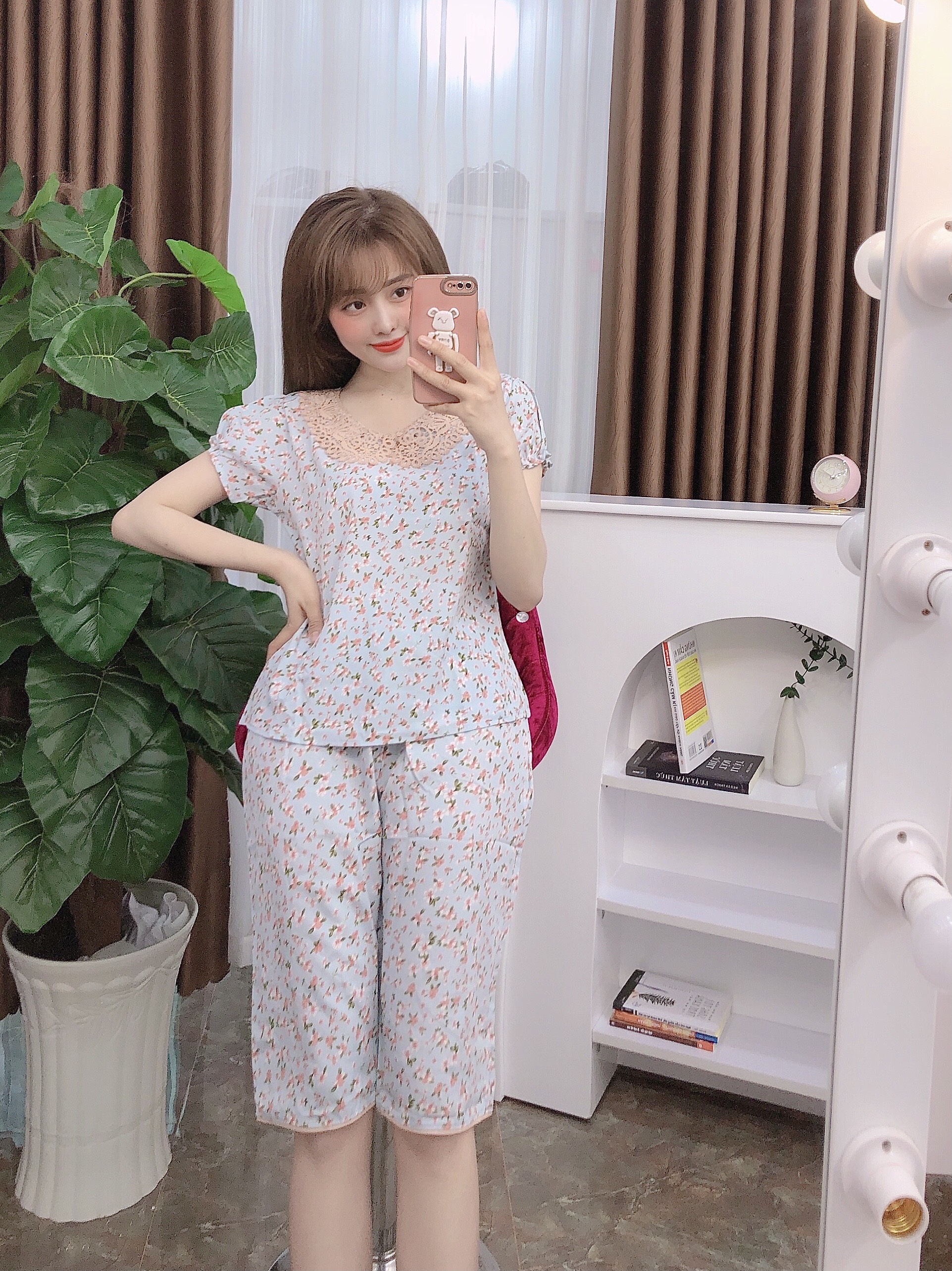 ĐỒ BỘ LỬNG MẶC NHÀ CHẤT LỤA MANGO XK CAO CẤP FULL SIZE 40-70KG