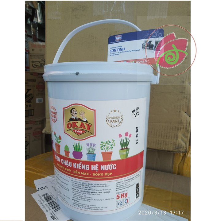 Sơn chậu cảnh hệ nước Okay 5kg