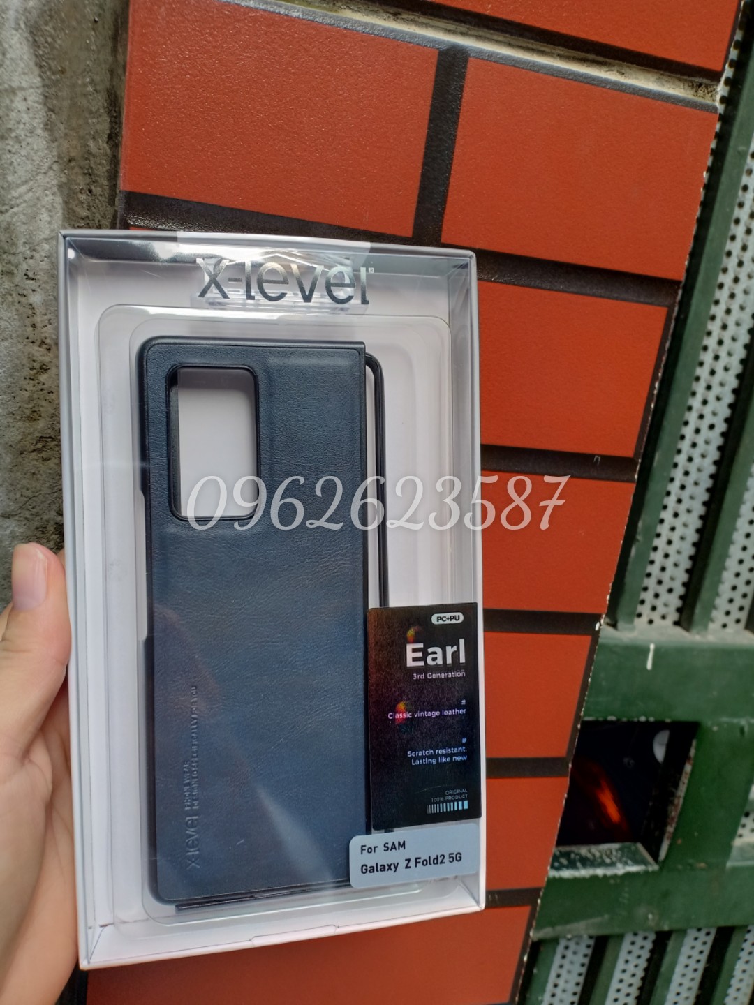 Ốp lưng X-Level da Leather cho Samsung Galaxy Z Fold 2
