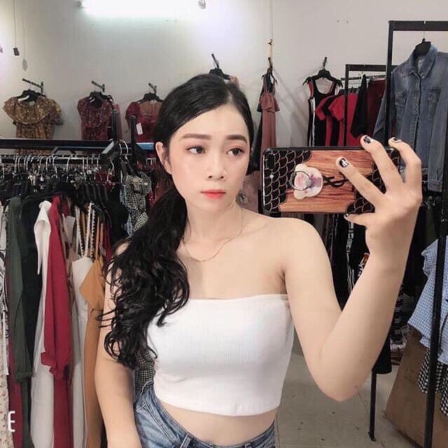 [HCM]Áo ống thun body croptop phối đồ cực thích