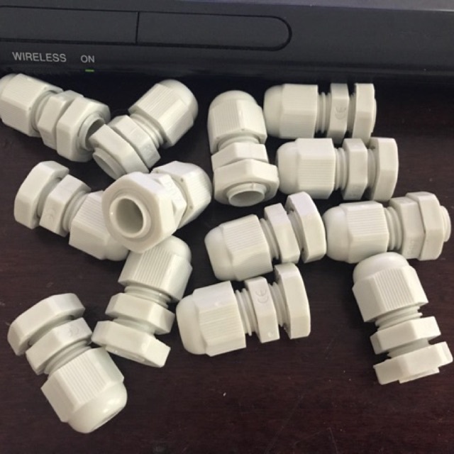 (Combo 10) Ốc xiết cố định Cable Gland PG nhựa phi 12~27
