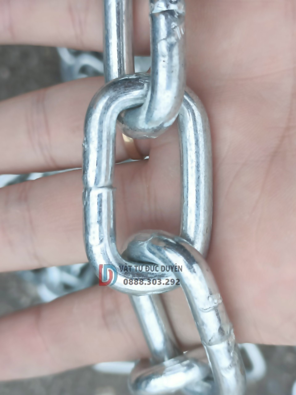 Dây xích sắt mạ kẽm [ Ø 6mm ]