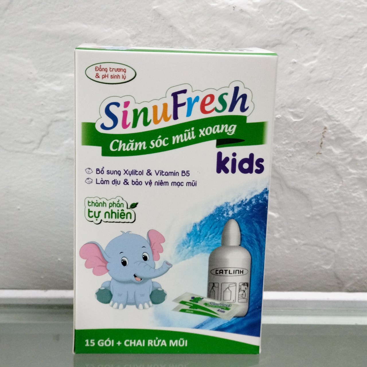 Bình rửa mũi xoang SinuFresh kèm muối pha
