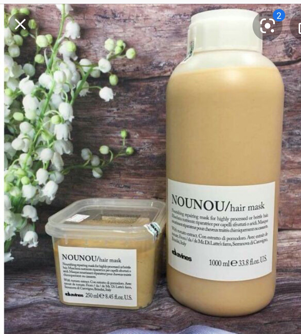 DẦU HẤP DAVINES NOUNOU MASK PHỤC HỒI TÓC HƯ TỔN 1000ML