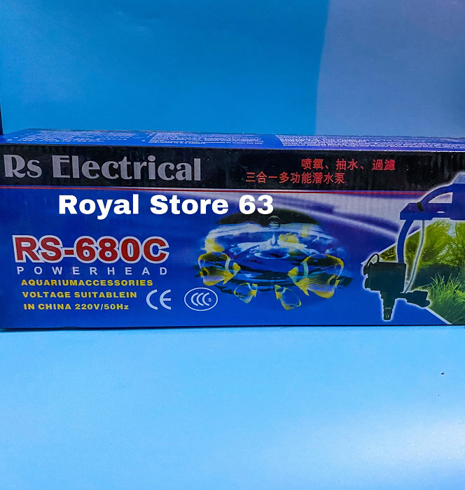 Vipsun Vs 680C bộ bơm lọc hồ cá 25w tặng kèm gòn lọc