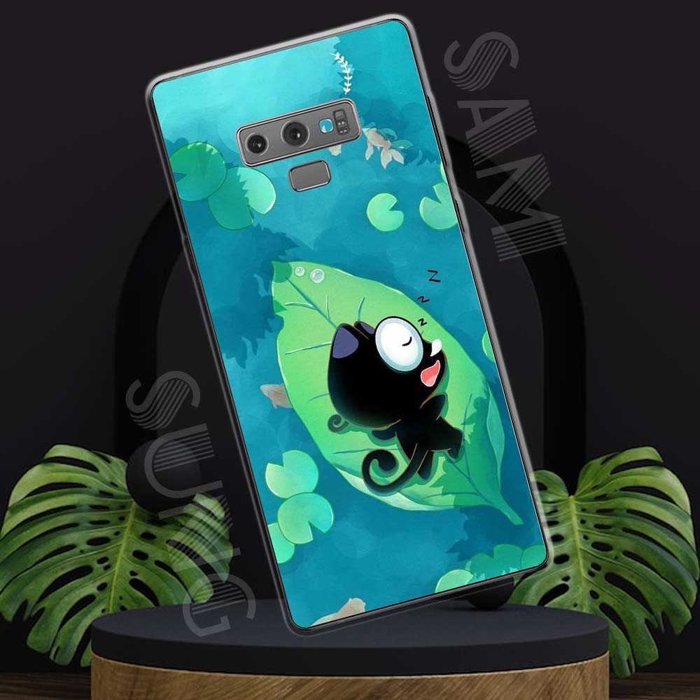 Ốp lưng Samsung Note 9 mẫu BST Mèo lười TPU