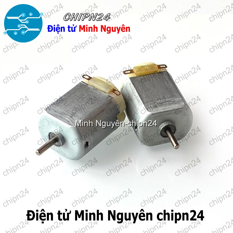 [2 cái] (Q142) Động cơ Mini dẹt 3-6V 130 - HH000314