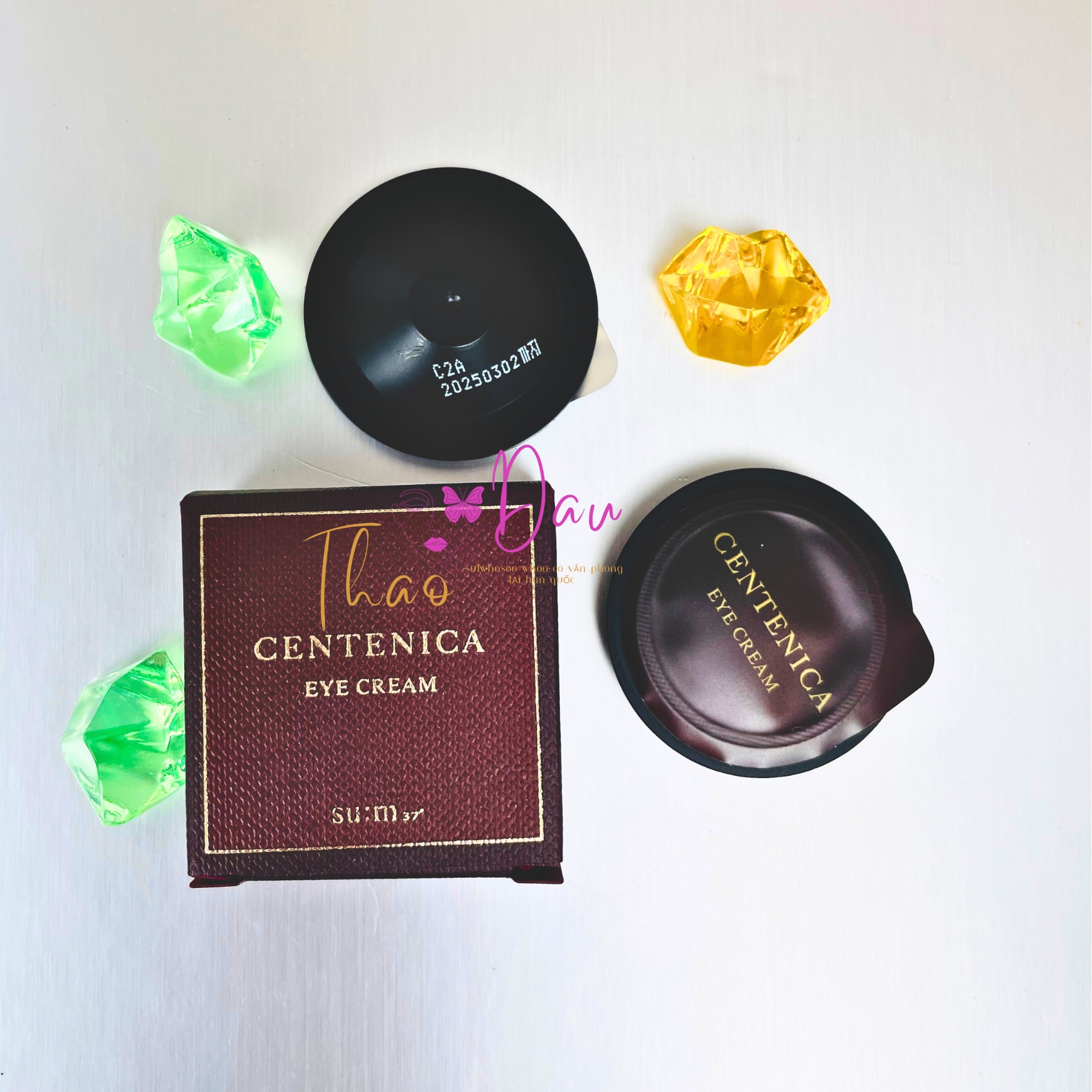 Sample Kem Dưỡng Mắt Nghìn Đô Su:M 37 Centenica Eye Cream Xóa Tan Bọng Mắt Giảm Nhăn Thâm Hiệu Quả 0.6ml tloskorea cũ