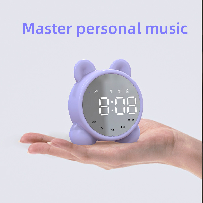 Loa Bluetooth Mini P1 Kiêm Đồng Hồ Báo Thức