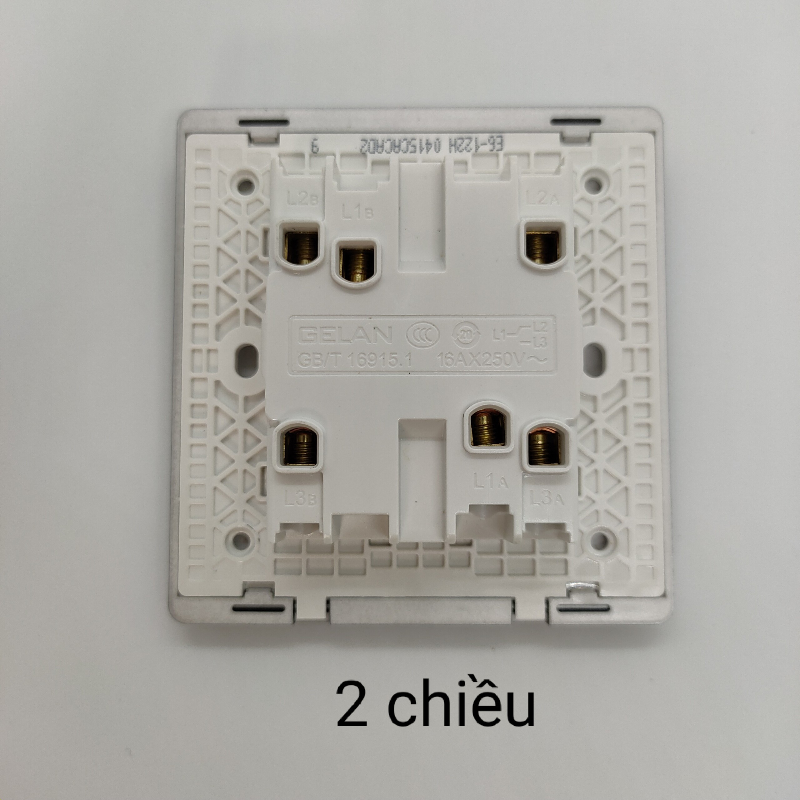 Bộ công tắc đôi 1/2/3 chiều 16AX Gelan