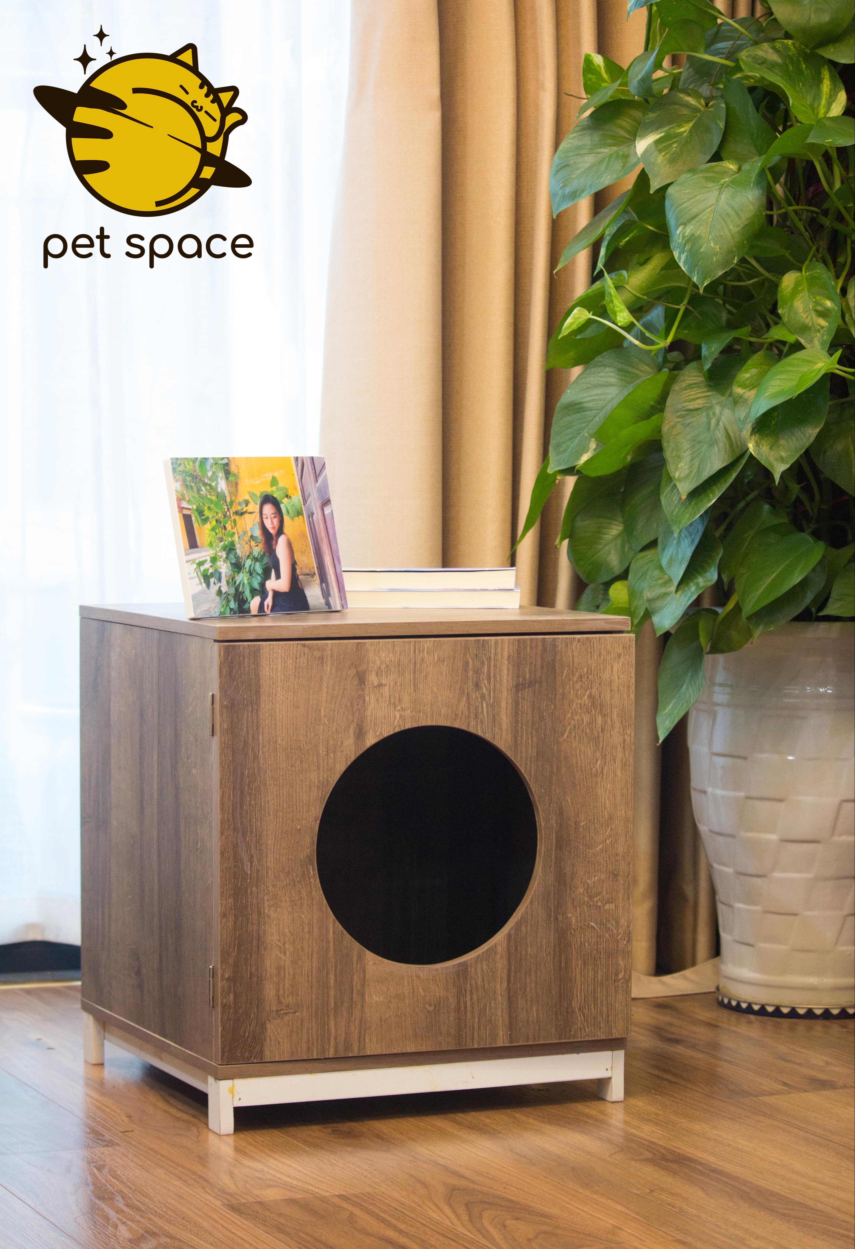 Nhà gỗ cho chó mèo petspace