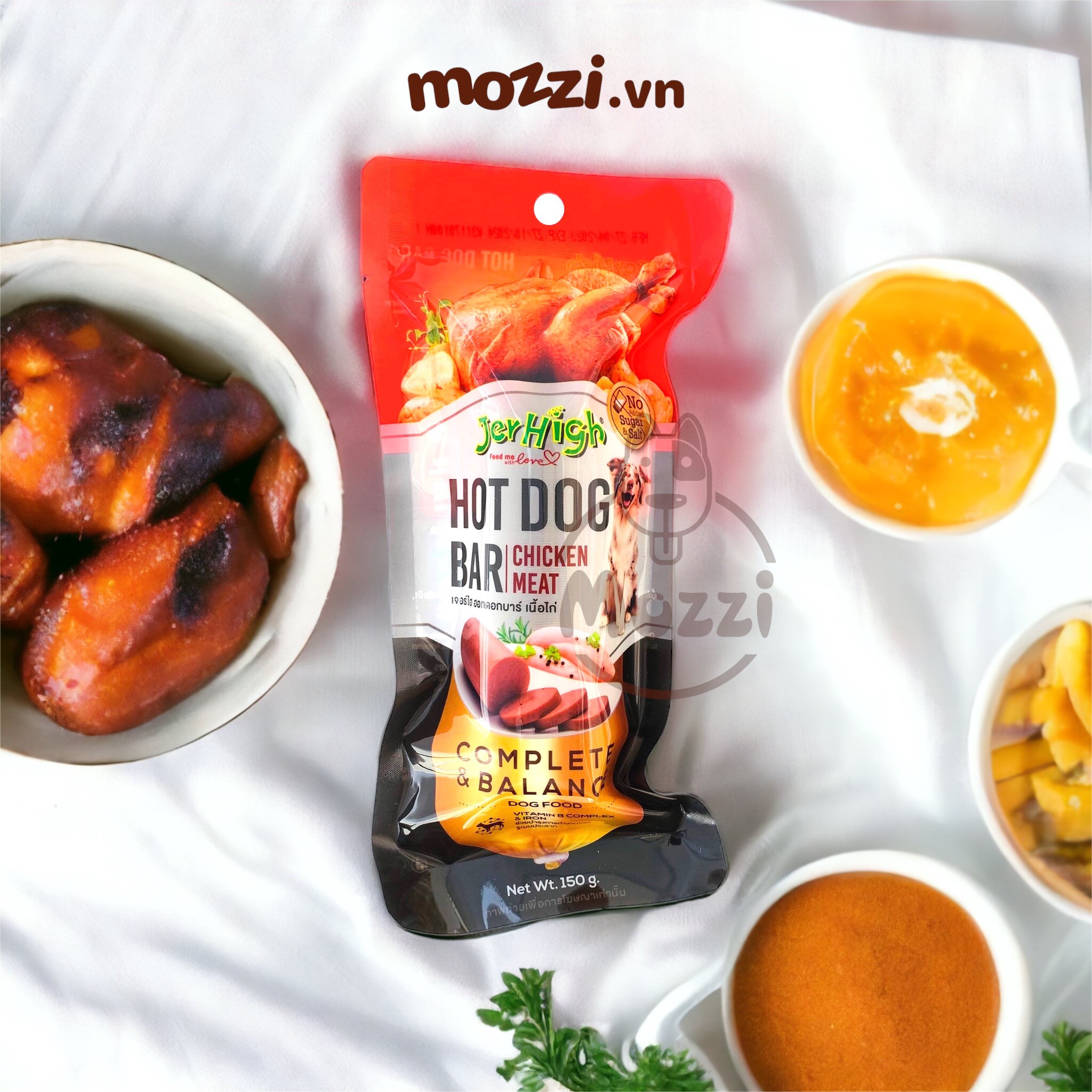 Snack cho chó Xúc xích Jerhigh cây 150gr