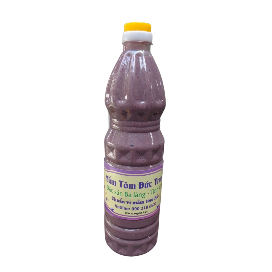 Mắm tôm Ba Làng Thanh Hóa loại đặc biệt NGON1 (chai 1l chuyên dùng nhà hàng)