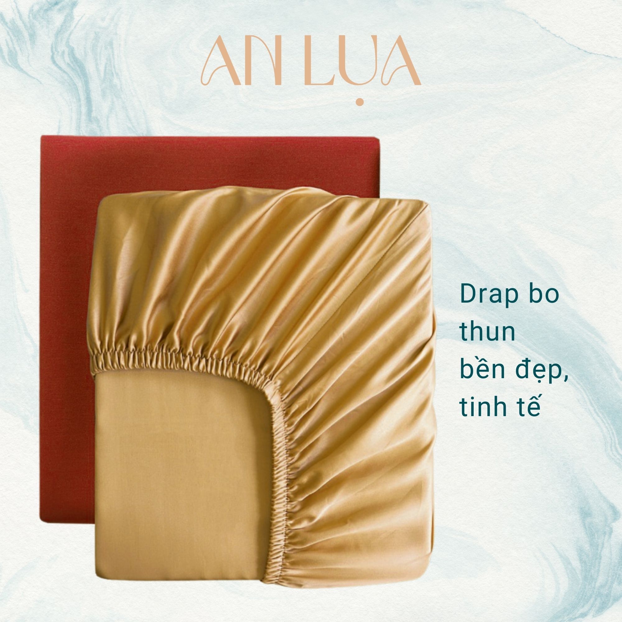 Bộ chăn drap 4 món vải lụa phi satin mịn mát và thân thiện cho da