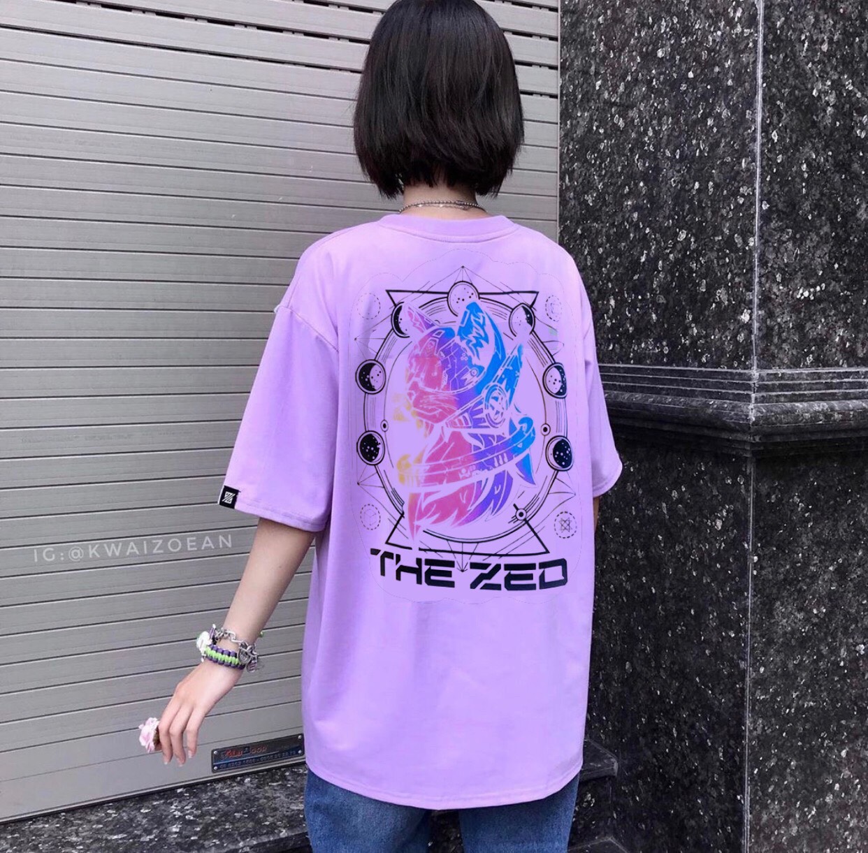 ÁO THUN THE ZED XỊN UNISEX PINK.SHOP