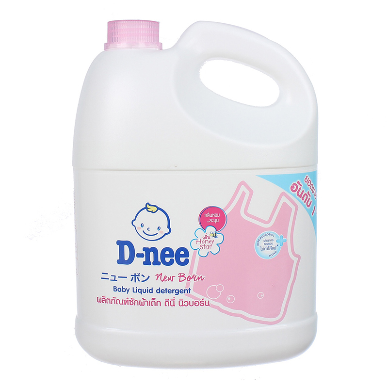 [HCM]Dung dịch giặt xả Dnee 3000ml (màu hồng)