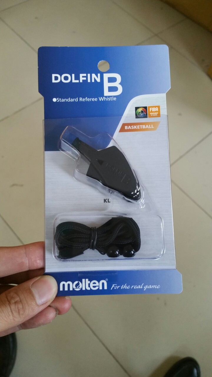 CÒI TRỌNG TÀI BÓNG RỔ MOLTEN DOLFIN B