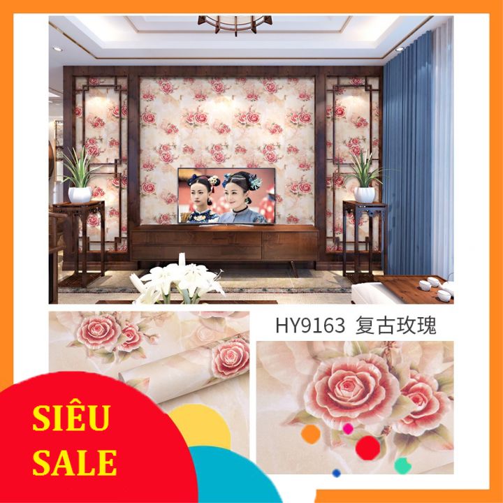 Giấy dán tường goa gồng 3Dcó keo sẵn