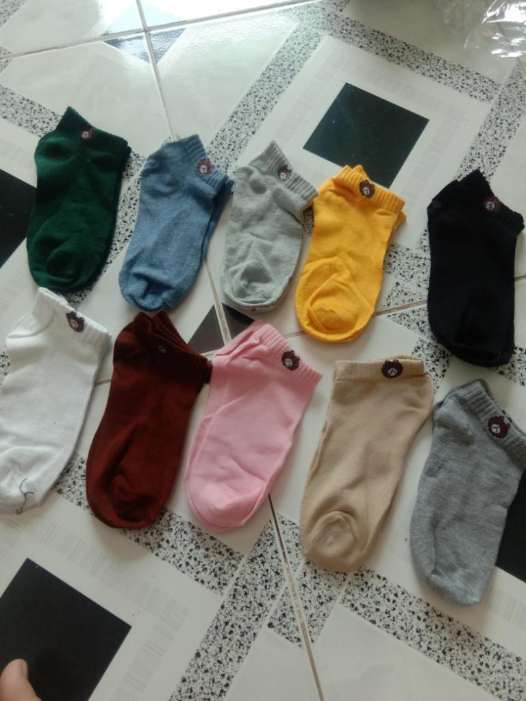 Set 10 đôi tất vớ gấu brown cổ ngắn