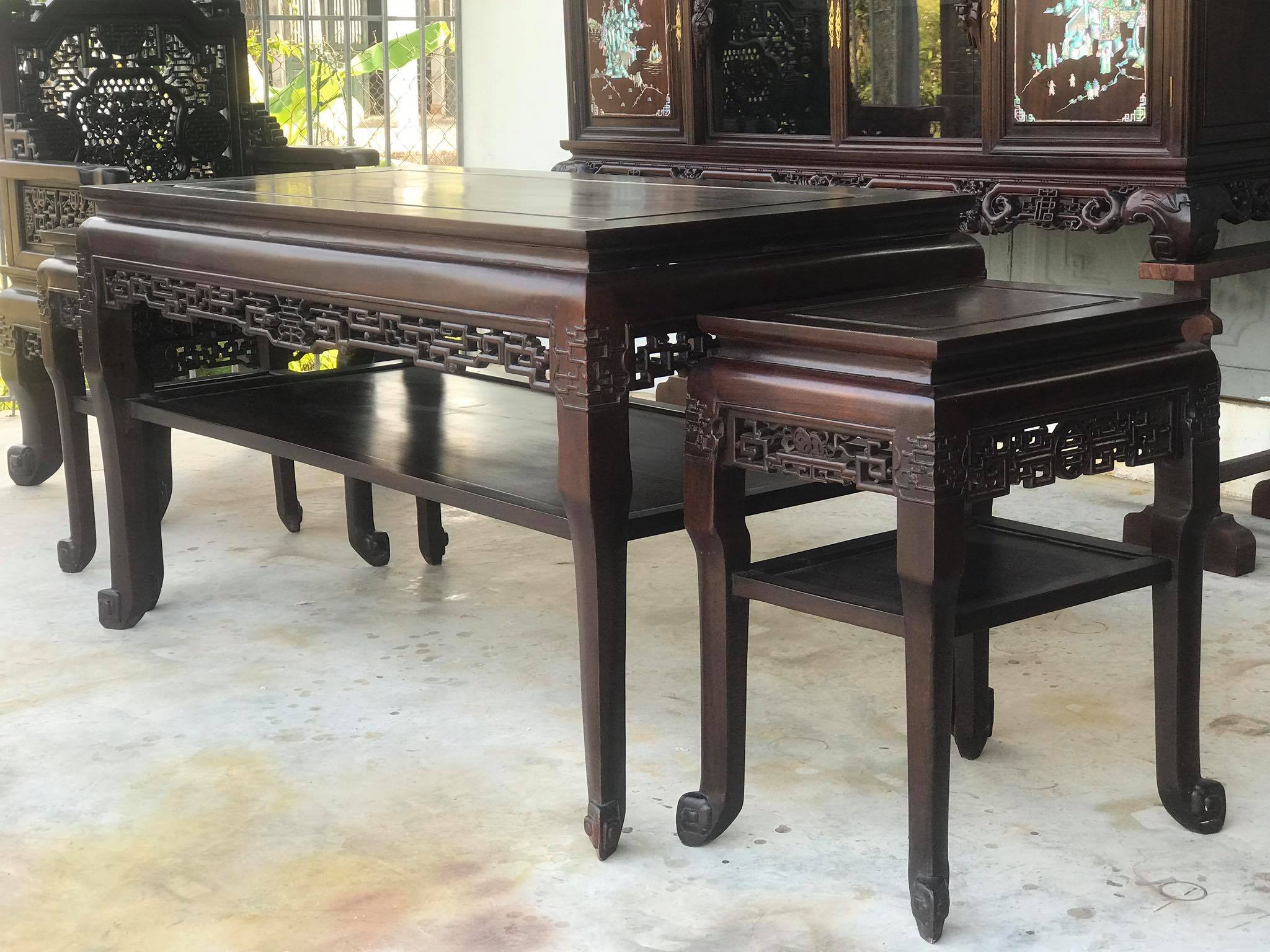 Bộ Bàn Ghế Ngũ Lân Vờn Cầu
