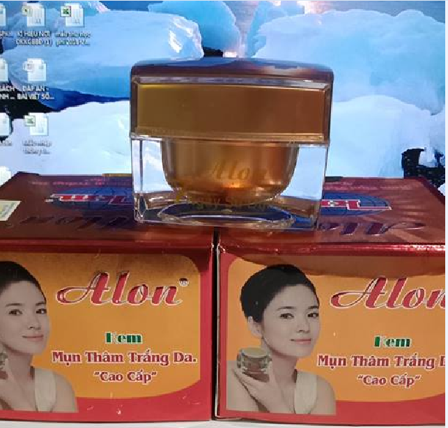 Kem Alon mụn - thâm - trắng da cao cấp 17g