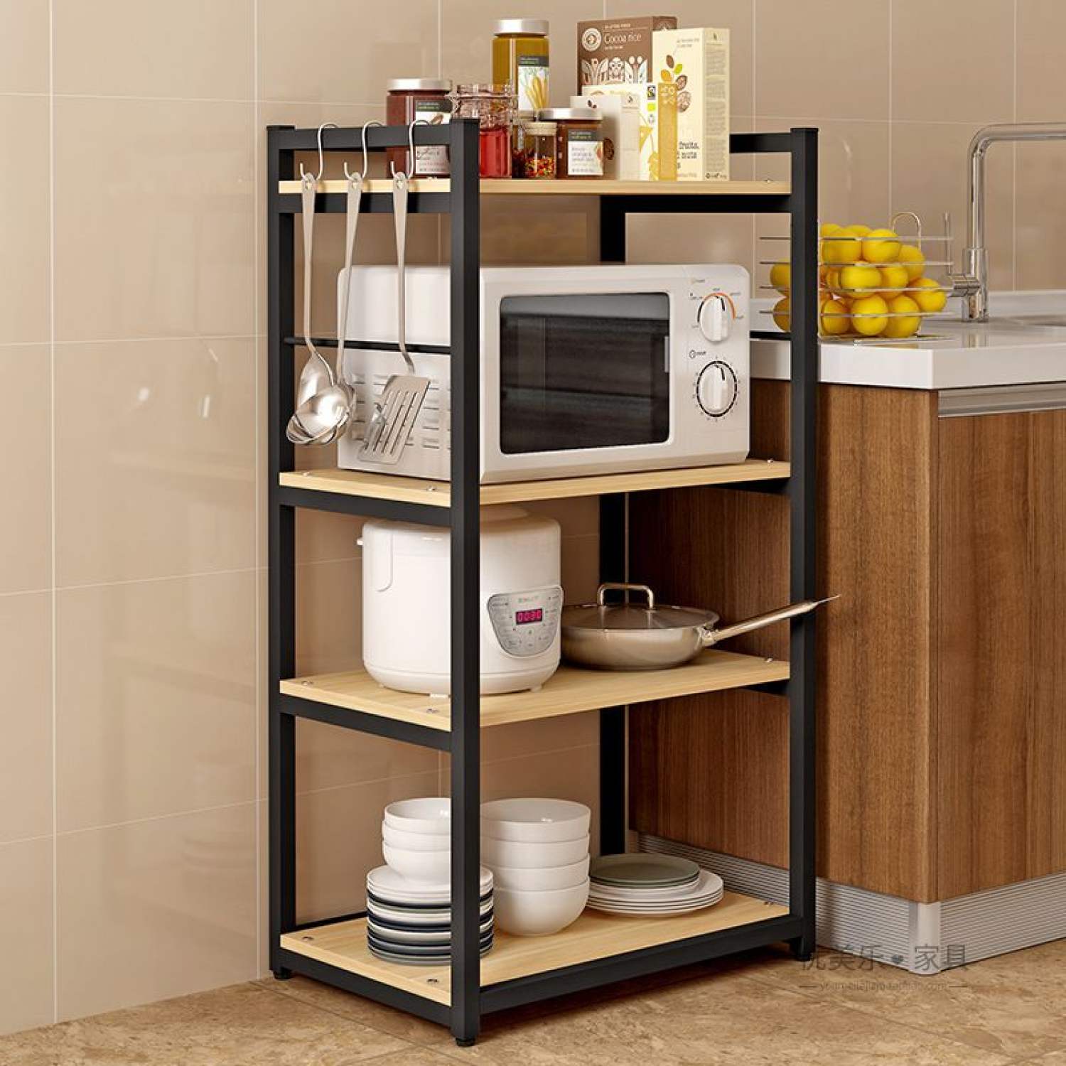 Kệ lò vi sóng 4 tầng đa năng