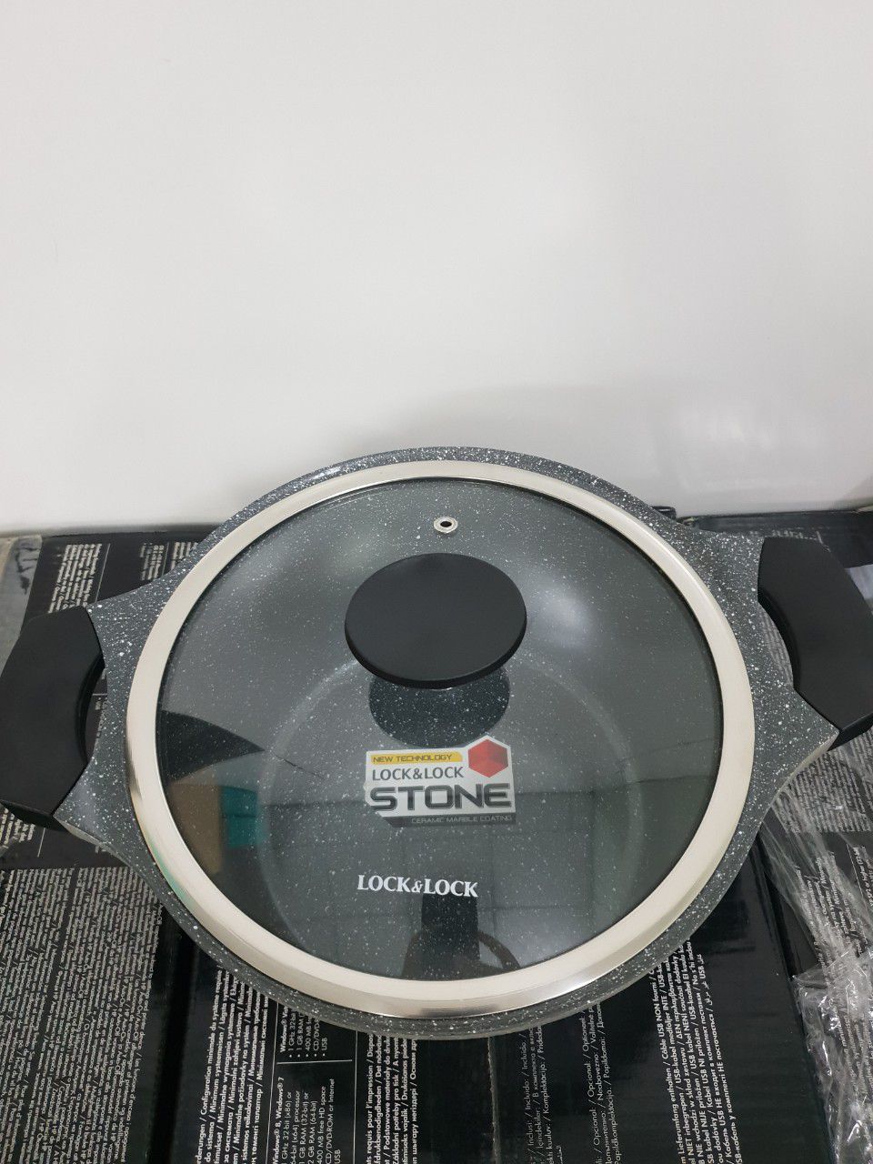[HCM]Nồi đá Lock&Lock 24cm Stone LCA6244D