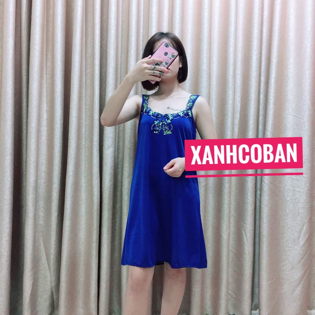 Đầm - đầm ngủ thun lạnh kiểu bản to